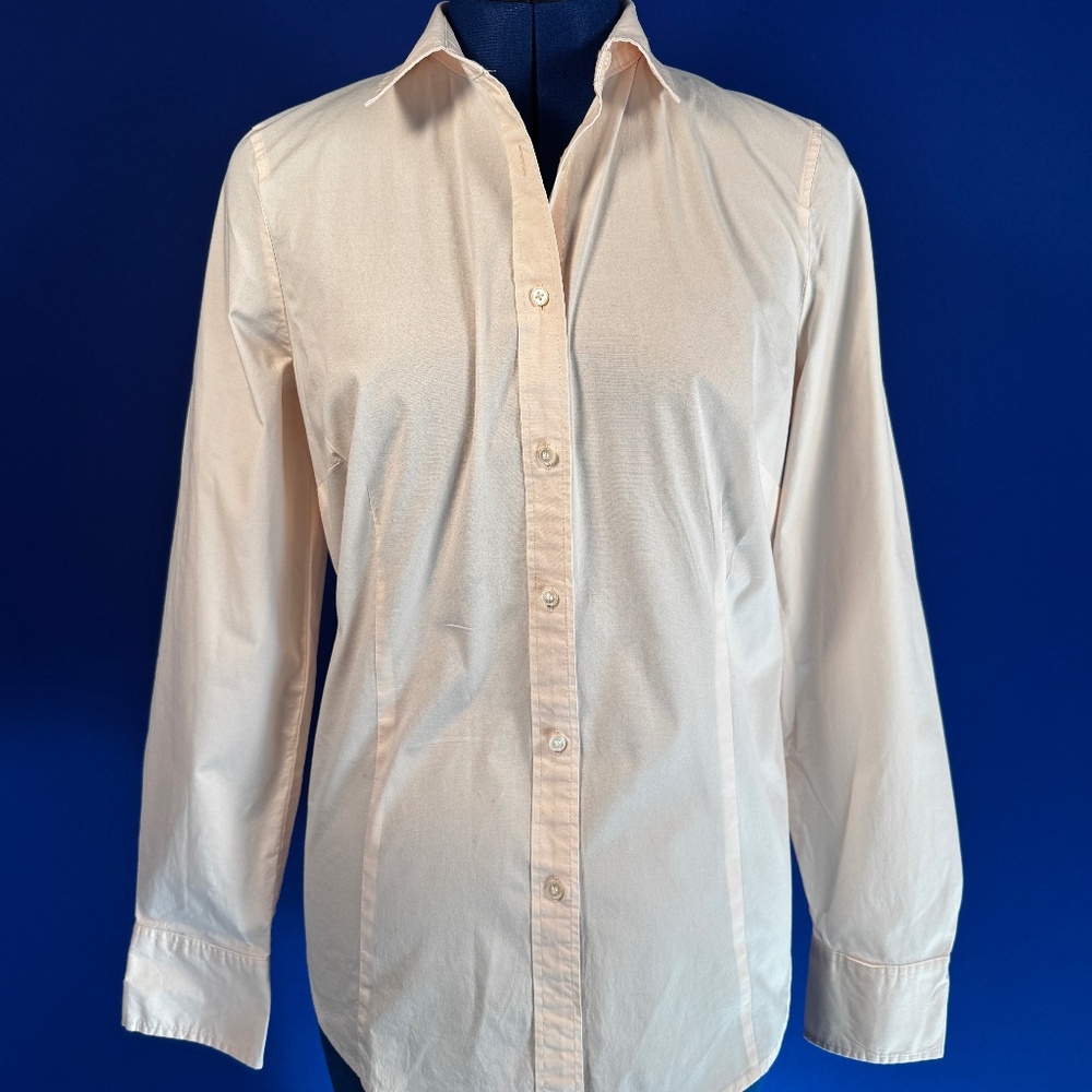 J.Crew Cotton Cotton Poplin Button Down pale pink